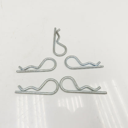 .178" x 3-1/4" Long Zinc Hitch Pin Hairpin Lot Of 5