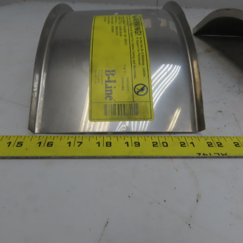 B-Line 802SS620-06-45V112 Stainless Steel Inside 45° 6"W Cable Tray Cover Lot/2