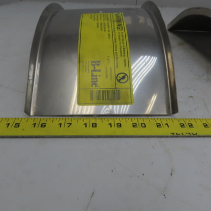 B-Line 802SS620-06-45V112 Stainless Steel Inside 45° 6"W Cable Tray Cover Lot/2