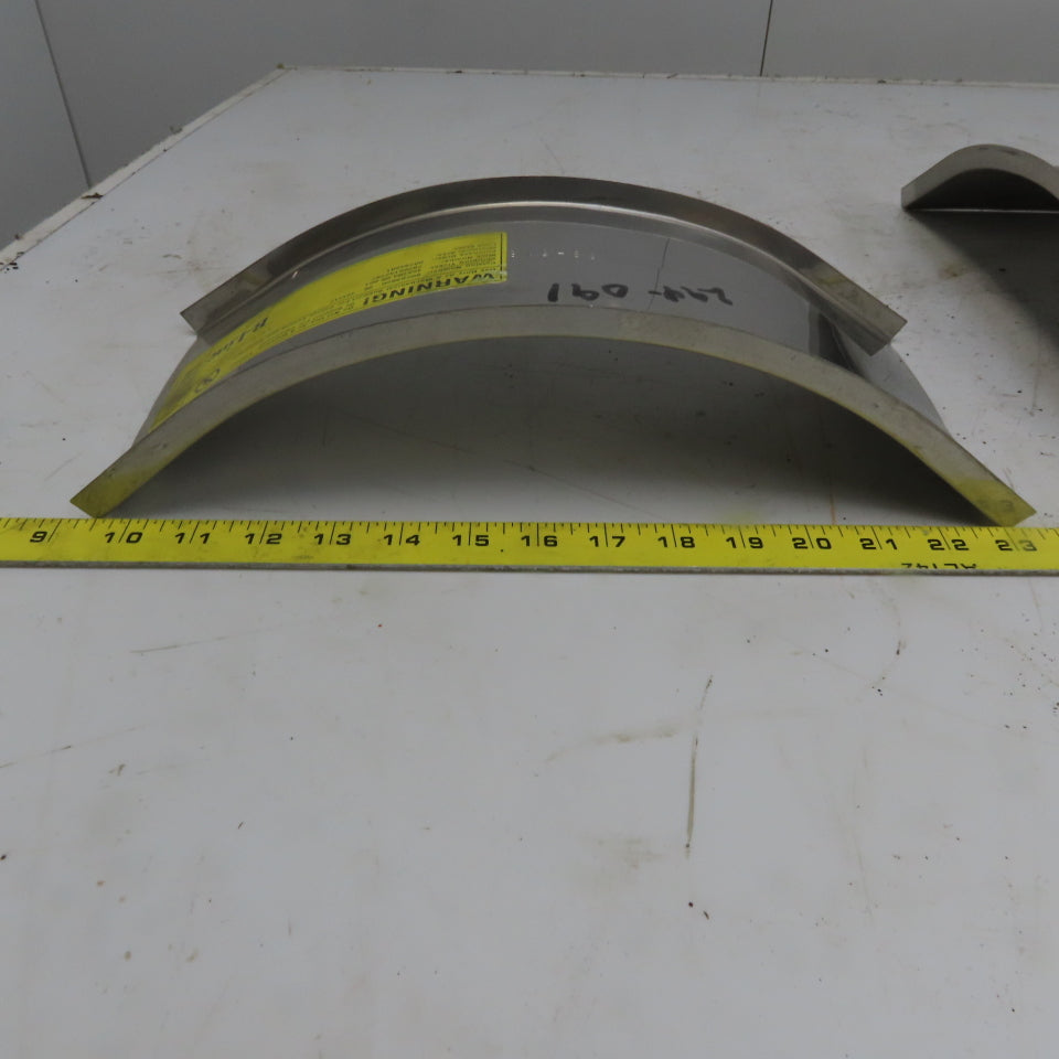 B-Line 802SS620-06-45V112 Stainless Steel Inside 45° 6"W Cable Tray Cover Lot/2