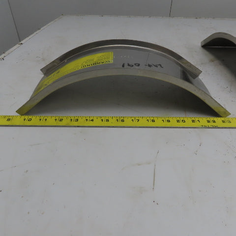B-Line 802SS620-06-45V112 Stainless Steel Inside 45° 6"W Cable Tray Cover Lot/2