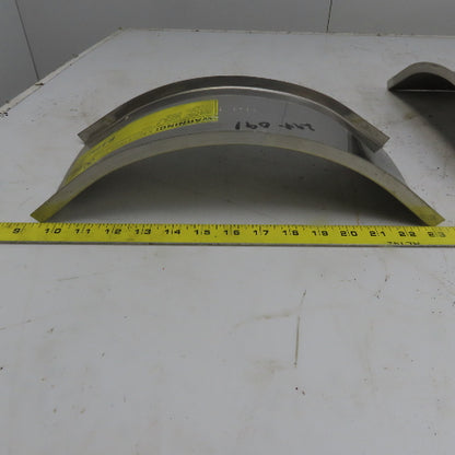 B-Line 802SS620-06-45V112 Stainless Steel Inside 45° 6"W Cable Tray Cover Lot/2