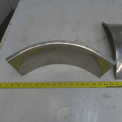 B-Line 802SS620-06-45V112 Stainless Steel Inside 45° 6"W Cable Tray Cover Lot/2
