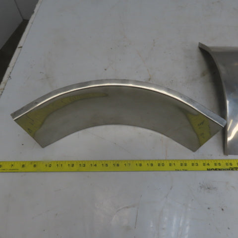 B-Line 802SS620-06-45V112 Stainless Steel Inside 45° 6"W Cable Tray Cover Lot/2