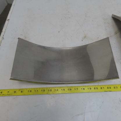 B-Line 802SS620-06-45V112 Stainless Steel Inside 45° 6"W Cable Tray Cover Lot/2