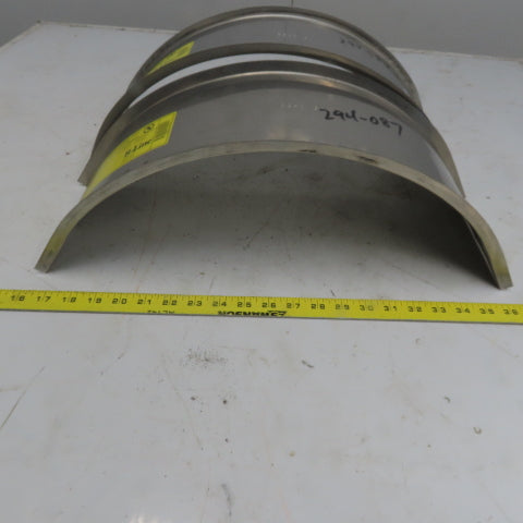 B-Line 808SS620-06-90V112 Stainless Steel Inside 90° 6"W Cable Tray Cover Lot/2