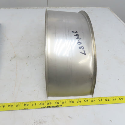 B-Line 808SS620-06-90V112 Stainless Steel Inside 90° 6"W Cable Tray Cover Lot/2