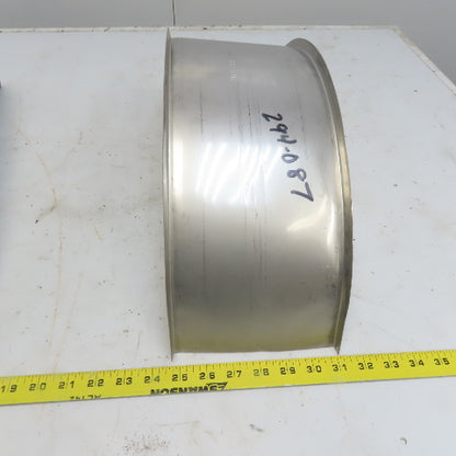 B-Line 808SS620-06-90V112 Stainless Steel Inside 90° 6"W Cable Tray Cover Lot/2