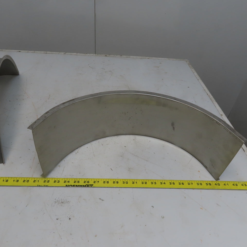 B-Line 808SS620-06-90V112 Stainless Steel Inside 90° 6"W Cable Tray Cover Lot/2