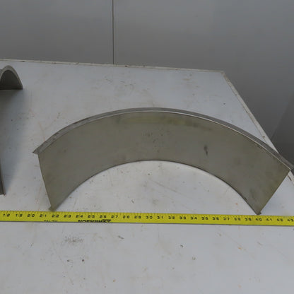 B-Line 808SS620-06-90V112 Stainless Steel Inside 90° 6"W Cable Tray Cover Lot/2