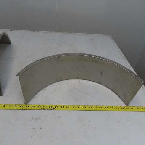 B-Line 808SS620-06-90V112 Stainless Steel Inside 90° 6"W Cable Tray Cover Lot/2
