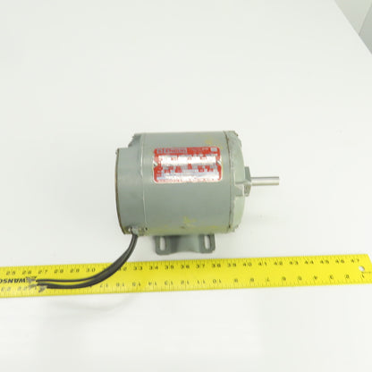 Delco 2J7524 1/3HP AC Electric Motor 1745RPM 208-220/440V 3PH 56 Frame Tested