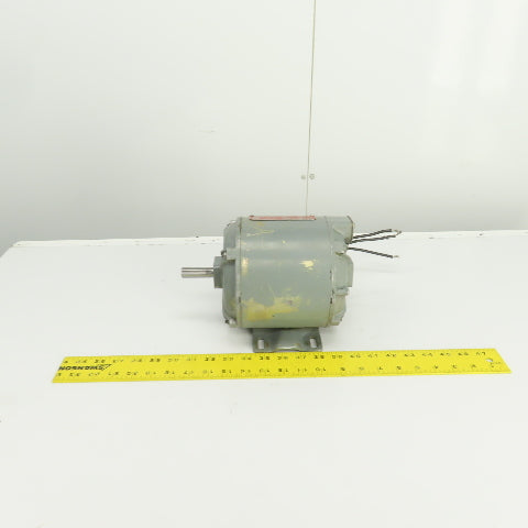 Delco 2J7524 1/3HP AC Electric Motor 1745RPM 208-220/440V 3PH 56 Frame Tested