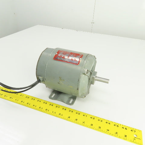 Delco 2J7524 1/3HP AC Electric Motor 1745RPM 208-220/440V 3PH 56 Frame Tested