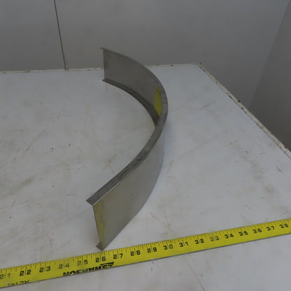B-Line 808SS620-04-90VO12 Stainless Steel Outside 90° 4"W Cable Tray Cover Lot/2