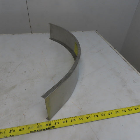 B-Line 808SS620-04-90VO12 Stainless Steel Outside 90° 4"W Cable Tray Cover Lot/2