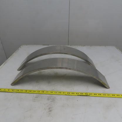 B-Line 808SS620-04-90VO12 Stainless Steel Outside 90° 4"W Cable Tray Cover Lot/2