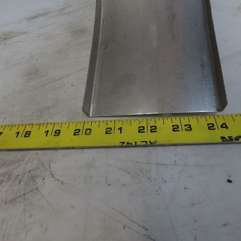 B-Line 808SS620-04-90VO12 Stainless Steel Outside 90° 4"W Cable Tray Cover Lot/2