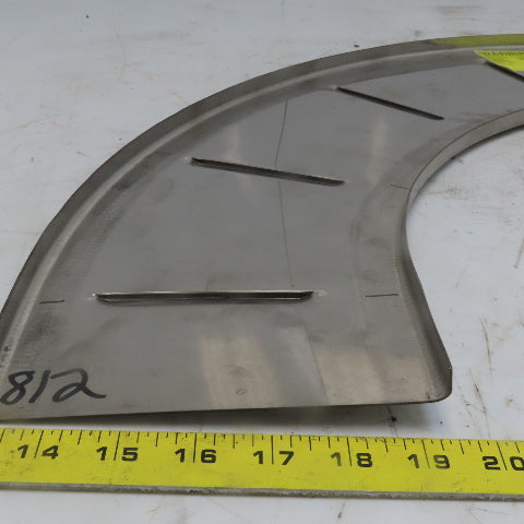 B-Line 812SS620-06-90HB12 Vented SS Horizontal 90° 6"W Cable Tray Cover