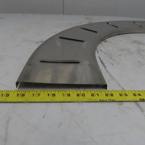B-Line 812SS620-06-90HB12 Vented SS Horizontal 90° 6"W Cable Tray Cover