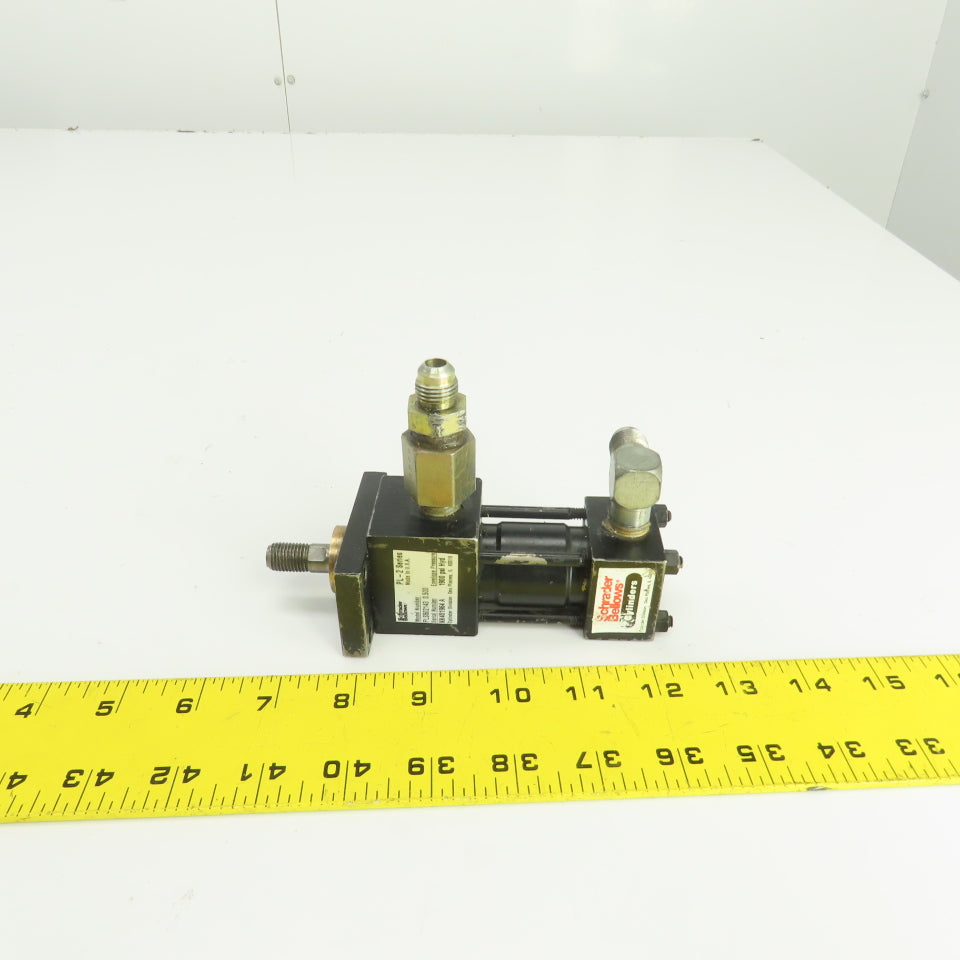 Schrader Bellows PLS502143 Doble Acting Hydraulic Cylinder 1/2" Stroke 1" Bore