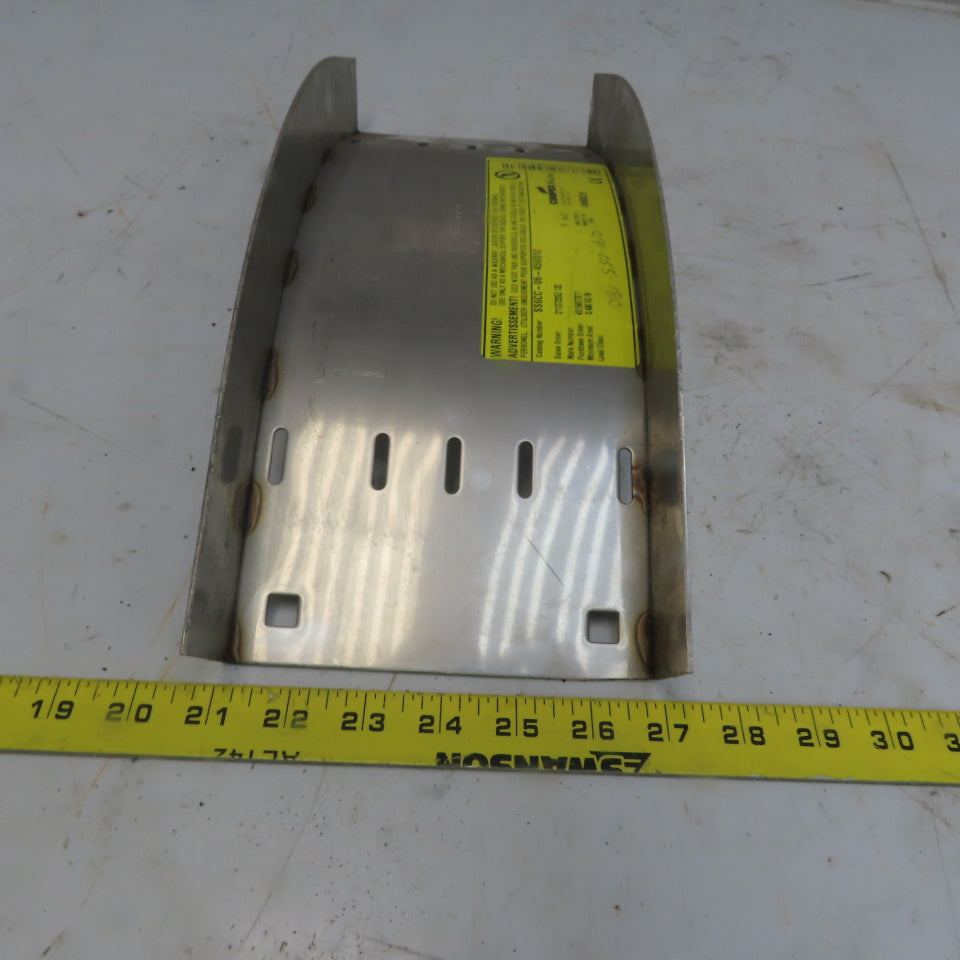 B-Line SS6CC-06-45V012 Stainless Steel Outside 45° 6"W Cable Tray