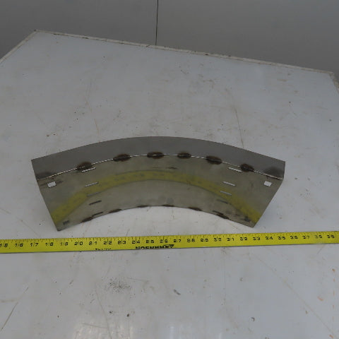 B-Line SS6CC-06-45V012 Stainless Steel Outside 45° 6"W Cable Tray