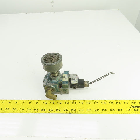 MAC 56C-13-111CA 3-Way Pneumatic Solenoid Valve 120V Coil 150PSI 1/2" NPT
