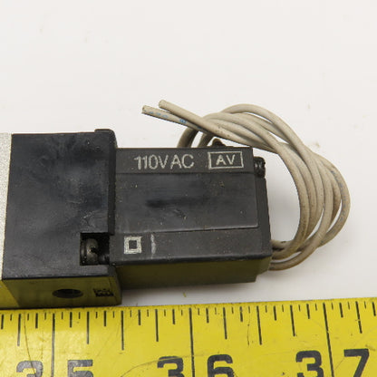 SMC NVZ5120 5/4 Way Pneumatic Directional Valve 110V Coil