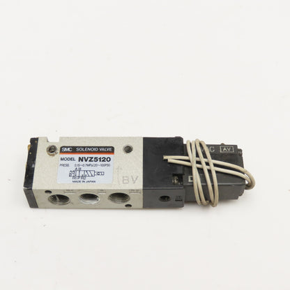SMC NVZ5120 5/4 Way Pneumatic Directional Valve 110V Coil