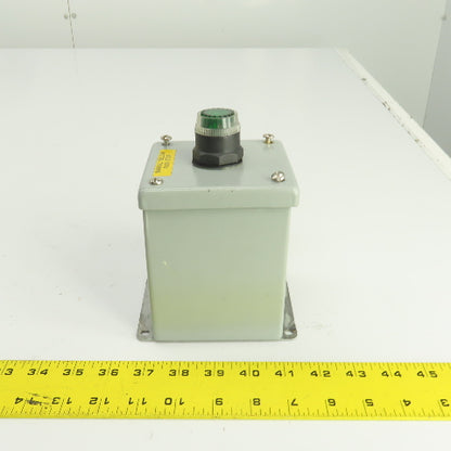 Square D 9001 KM35 24-28V Illuminated Green Switch Button W/Enclosure