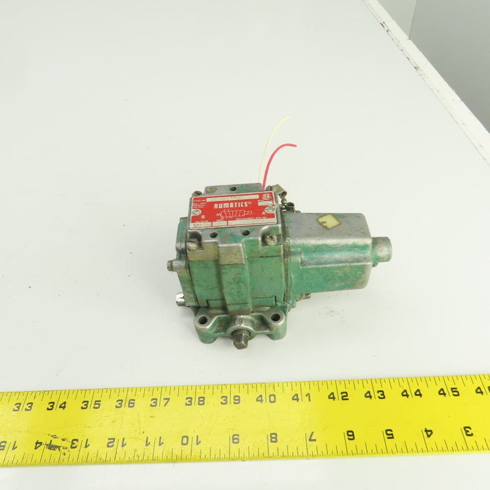 Numatics 12SAD4440A Pneumatic Air Solenoid Valve 120V 0.17A 150PSIG