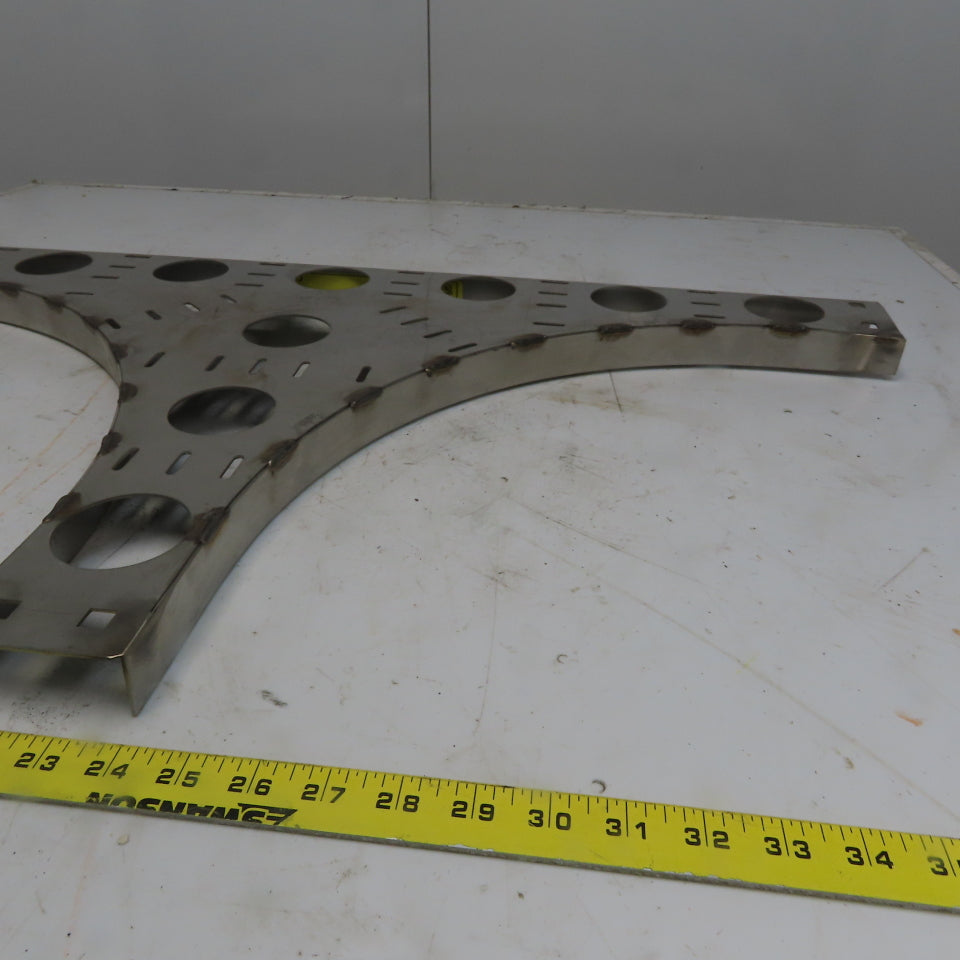 Cooper B-Line SS6CC-03-HT12 3"W 316 Stainless Steel Cable Tray Horizontal Tee