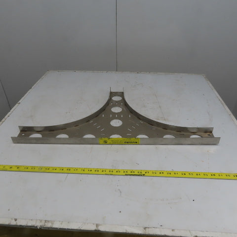 Cooper B-Line SS6CC-03-HT12 3"W 316 Stainless Steel Cable Tray Horizontal Tee