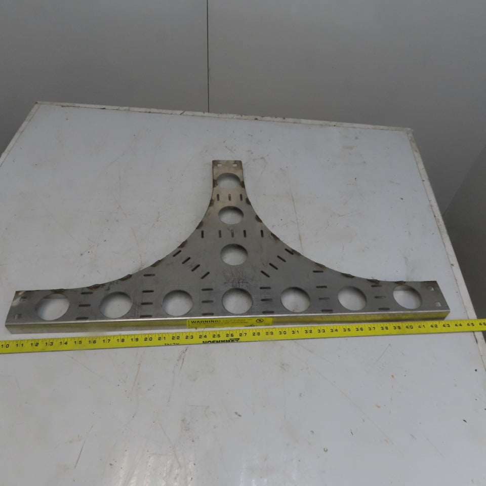 Cooper B-Line SS6CC-03-HT12 3"W 316 Stainless Steel Cable Tray Horizontal Tee