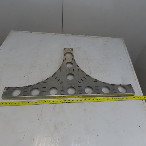 Cooper B-Line SS6CC-03-HT12 3"W 316 Stainless Steel Cable Tray Horizontal Tee