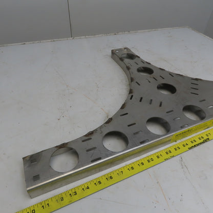 Cooper B-Line SS6CC-03-HT12 3"W 316 Stainless Steel Cable Tray Horizontal Tee