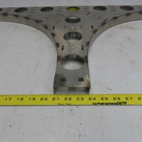 Cooper B-Line SS6CC-03-HT12 3"W 316 Stainless Steel Cable Tray Horizontal Tee