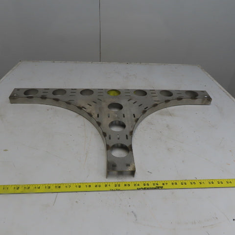 Cooper B-Line SS6CC-03-HT12 3"W 316 Stainless Steel Cable Tray Horizontal Tee