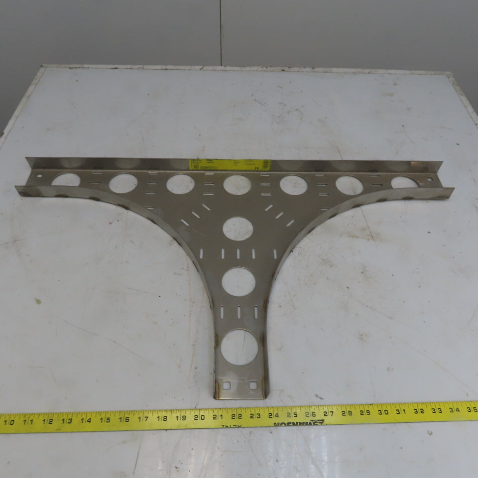 Cooper B-Line SS6CC-03-HT12 3"W 316 Stainless Steel Cable Tray Horizontal Tee