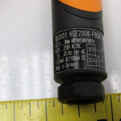 IFM KGE2008-FB0A Captive Sensor M18 20...250V AC/DC