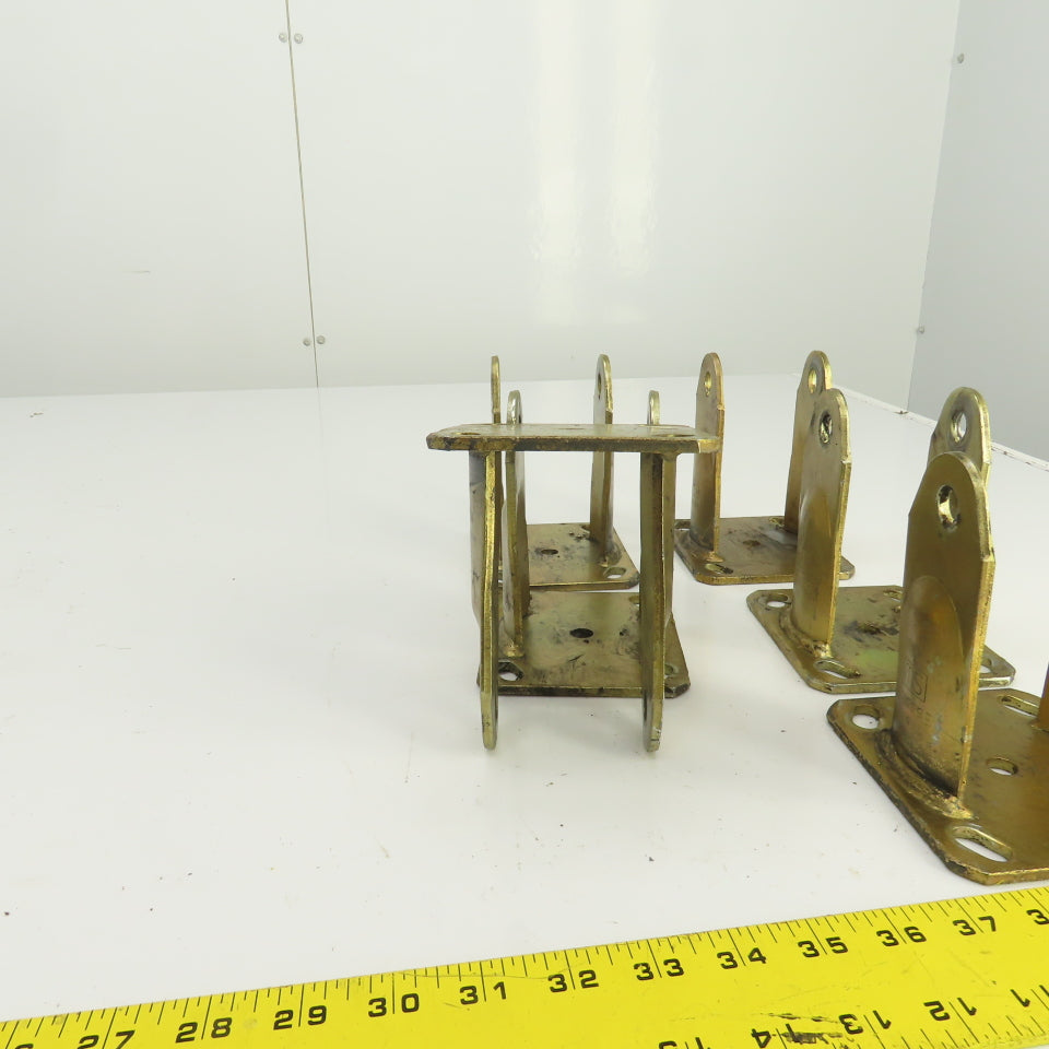 Bassick SW 6" Caster Wheel Steel Housing Only Lot Of 6