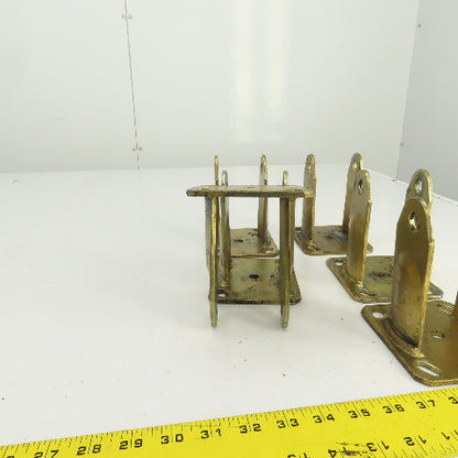 Bassick SW 6" Caster Wheel Steel Housing Only Lot Of 6