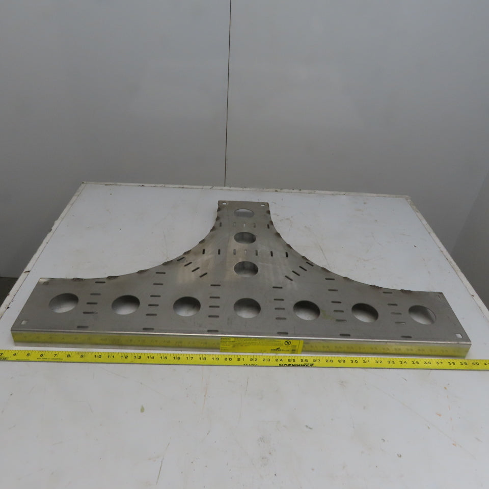 Cooper B-Line SS6CC-06-HT12 6"W 316 Stainless Steel Cable Tray Horizontal Tee