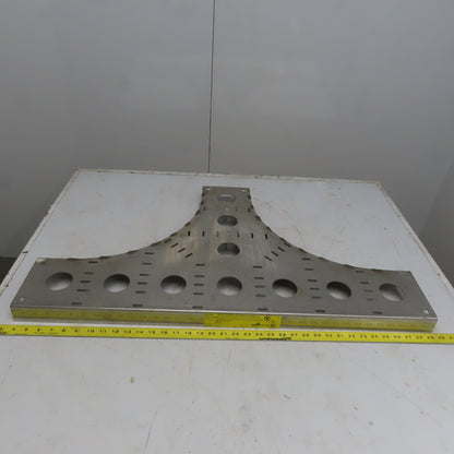 Cooper B-Line SS6CC-06-HT12 6"W 316 Stainless Steel Cable Tray Horizontal Tee