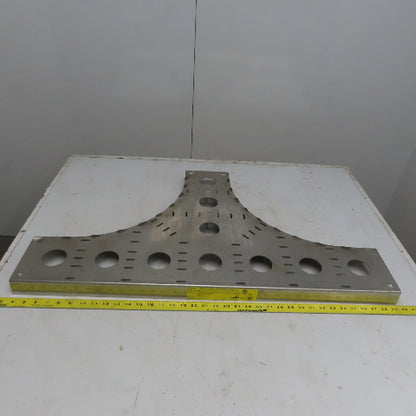Cooper B-Line SS6CC-06-HT12 6"W 316 Stainless Steel Cable Tray Horizontal Tee