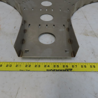Cooper B-Line SS6CC-06-HT12 6"W 316 Stainless Steel Cable Tray Horizontal Tee