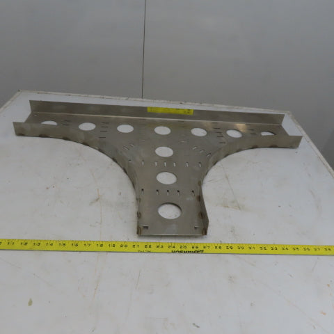 Cooper B-Line SS6CC-06-HT12 6"W 316 Stainless Steel Cable Tray Horizontal Tee