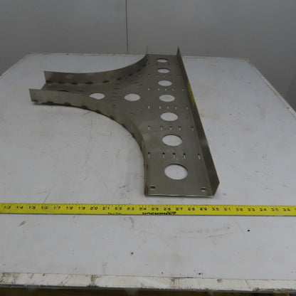 Cooper B-Line SS6CC-06-HT12 6"W 316 Stainless Steel Cable Tray Horizontal Tee