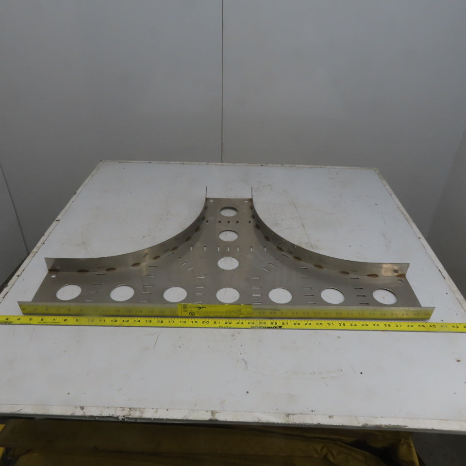 Cooper B-Line SS6CC-06-HT12 6"W 316 Stainless Steel Cable Tray Horizontal Tee
